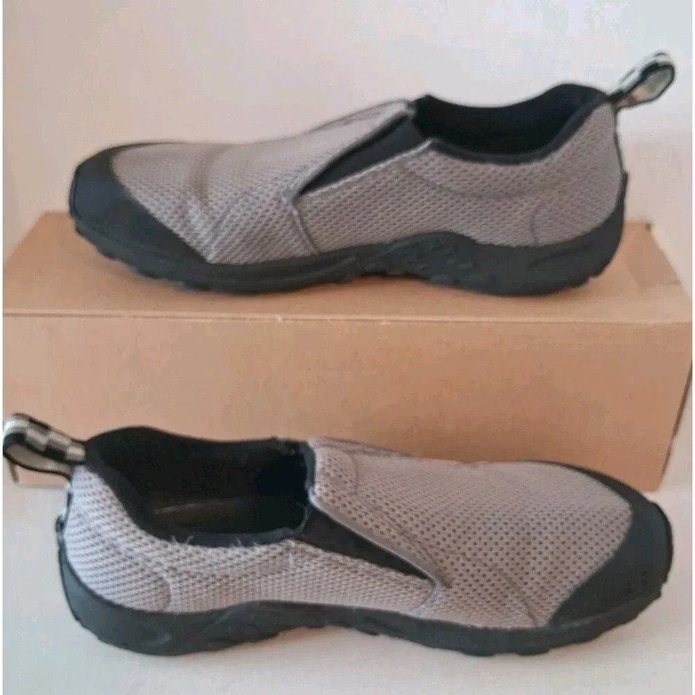 Merrell J53062 Jungle Moc Slip-on Shoes Womens 8.5 Gray Hiking Outdoor